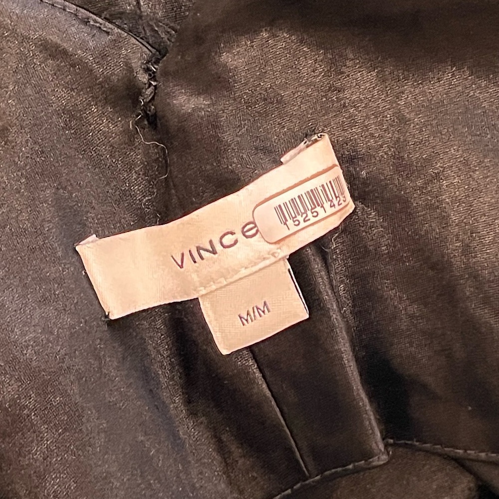 VINCE Black Satin Gown, M - Picture 3 of 11